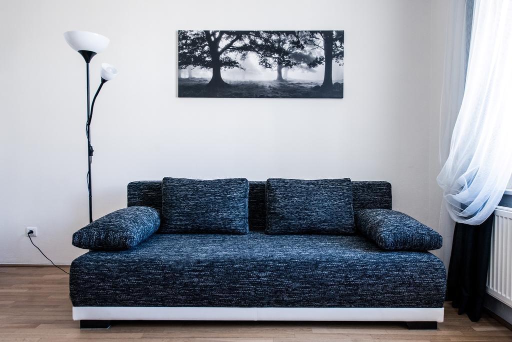 Modern Apartment Riegrovy Sady Prag Rum bild